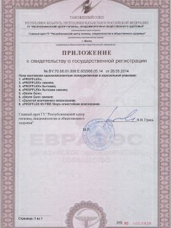 2015.03.25 Котлас - Приложение к сертификату, Профили поливинилхлоридные системы Rehau.